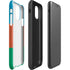 Azerbaijan Flag Distressed iPhone 11 Impact Case